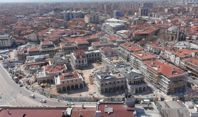 Mevlana bölgesinde tarihi dönüşüm tamamlanmak üzere