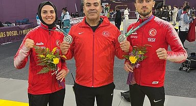 Brezilya'daki olimpiyatlarda Meram Belediyespor'dan 2 gümüş madalya