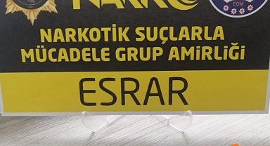 Cezaevine uyuşturucu sokmak isterken yakalandı