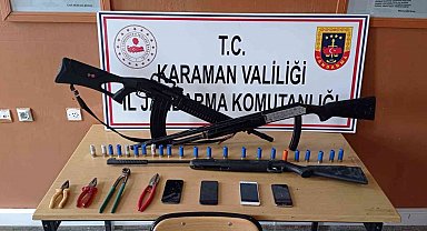Karaman'da kablo hırsızlığı şüphelisi tutuklandı