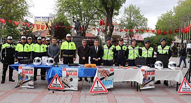 Karaman'da "Yayalar için 5 adımda güvenli trafik" etkinliği