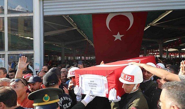 Konyalı şehit Hasan Çatal son yolculuğuna uğurlandı