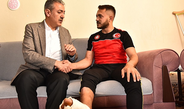 Vali Akkoyun'dan Pençe-Kilit Operasyonu gazisine ziyaret