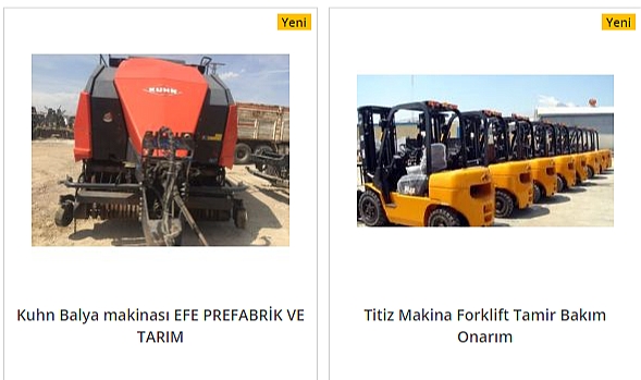 Yurtiçi ve Yurtdışı Kökenli Sanayi Ürünleri