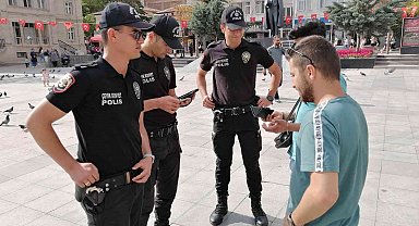 Aksaray'da Çevik Kuvvet'ten huzur ve güven denetimi