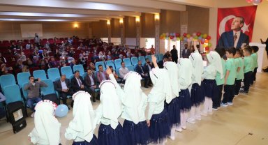 Hadim'de Kur'an kursu öğrencilerinden mezuniyet programı