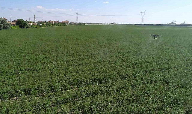 Konya Büyükşehir tarımsal drone teknolojisiyle verimliliği artırıyor