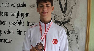 Konyalı tekvandocu Türkiye üçüncüsü oldu