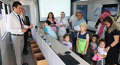 Meteoroloji Tırı Aksaray'da farkındalık eğitimi verdi