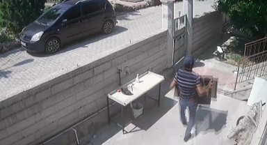 Soba hırsızı mezarlıkta polise yakalandı
