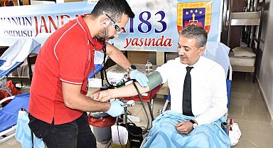 Vali Akkoyun, kan bağışında bulundu