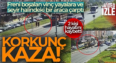 2 kişinin öldüğü feci kaza güvenlik kamerasında