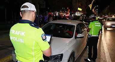 Aksaray'da trafik denetimleri sürüyor