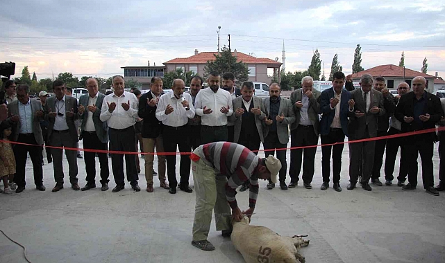 Karaman'da Ziraat Odası Başkanı Recep Muğlu'nun ismi satış mağazasına verildi