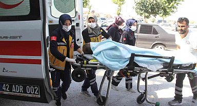 Konya'da iş yeri sahibi müşterisi tarafından bıçaklandı