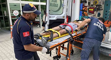 Kulu'da darp edilen genç hastanelik oldu