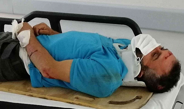 Seyir halindeki motosikletten düşen yolcu yaralandı