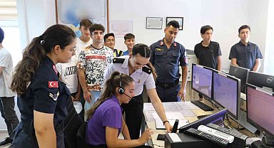 Yaz tatilindeki öğrencilere "Jandarma" eğitimi