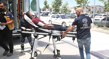 Ziyarete gittiği iş yerinde kazayla vuruldu