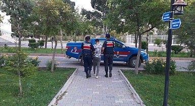 Aksaray'da 13 yıl hapis cezası olan şüpheli jandarma tarafından yakalandı