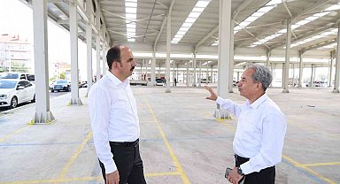 Başkan Altay: "Yaptığımız çalışmalarla altyapıyı tamamlarken ilçelerimize görsel bir güzellik de kazandırıyoruz"