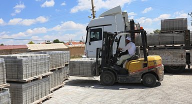 Ereğli Belediyesinden 224 bin metrekare kilitli parke taşı