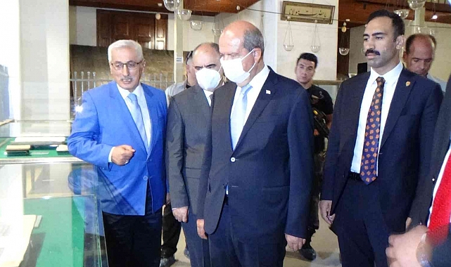 KKTC Cumhurbaşkanı Ersin Tatar'dan Mevlana Müzesine ziyaret