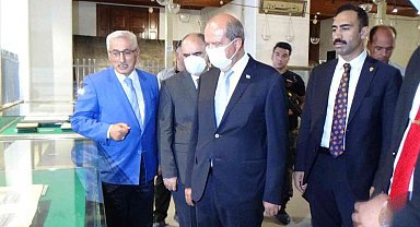 KKTC Cumhurbaşkanı Ersin Tatar'dan Mevlana Müzesine ziyaret