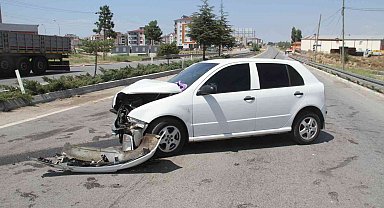 Konya'da 2 otomobil çarpıştı: 7 yaralı