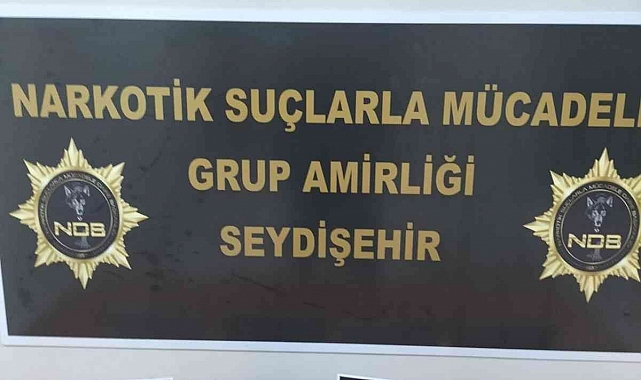 Konya'da durdurulan araçta uyuşturucu ele geçirildi