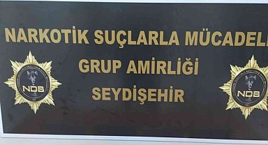 Konya'da durdurulan araçta uyuşturucu ele geçirildi