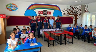 Aksaray jandarma öğrencileri heyecanını paylaştı