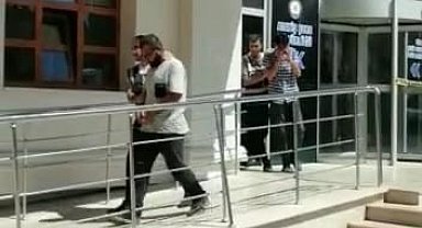 Çaldıkları arabalara hurda arabaların plakalarını takan şahıslar yakalandı