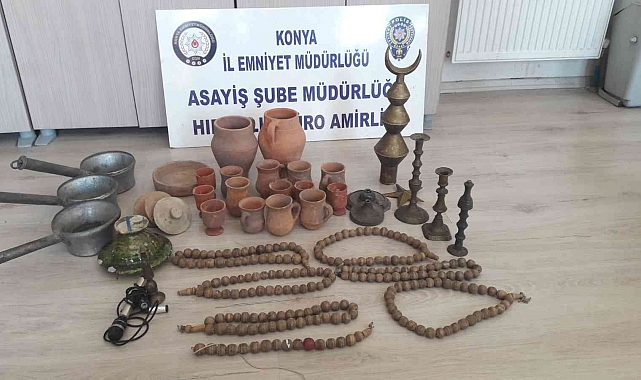 Camiden antika zannedip malzeme çaldı