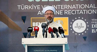 Diyanet İşleri Başkanı Erbaş: "Halkımızın Kur'an-ı Kerim'i okumasına ve öğrenmesine rehberlik etmekteyiz"