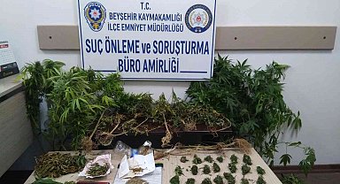 İş yerinde uyuşturucu yetiştiren şüpheli tutuklandı
