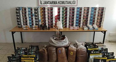Karaman'da kaçak tütün operasyonu