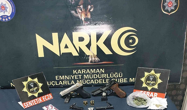 Karaman'da uyuşturucudan gözaltına alınan 5 kişi tutuklandı