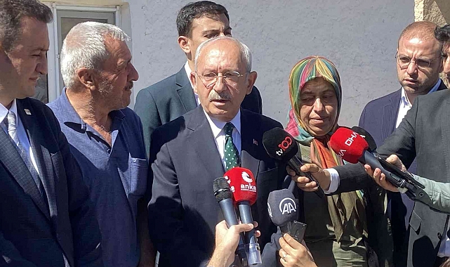 Kılıçdaroğlu DEAŞ tarafından kaçırılıp şehit edildiği ileri sürülen askerin ailesini ziyaret etti