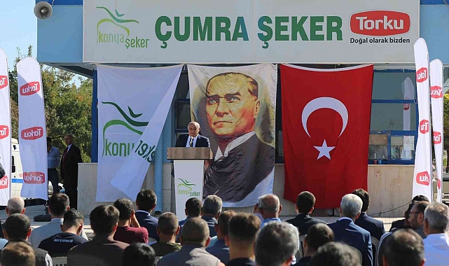 Konya Şeker'in pancar alım kampanyası dualarla açıldı