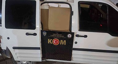 Konya'da 330 bin adet makaron ele geçirildi: 2 gözaltı