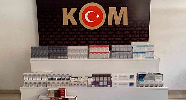 Konya'da gümrük kaçağı sigara ele geçirildi