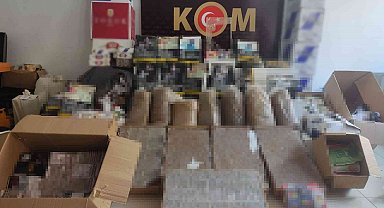 Konya'da kaçak sigara operasyonu
