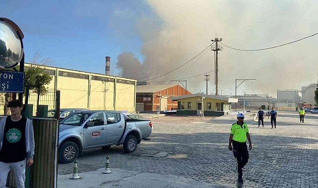 Konya'da şeker fabrikasındaki yangın söndürüldü