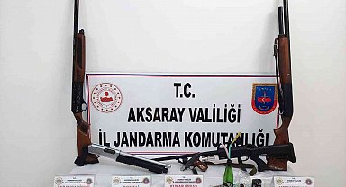 Oto tamirci dükkanında uyuşturucu ve silah ticareti