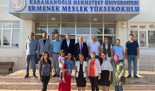 Rektör Namık Ermenek'teki Yüksekokulların Çalışmalarını Yerinde İnceledi
