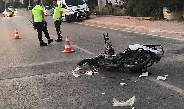Traktör ile elektrikli bisiklet çarpıştı: 1 ölü, 1 yaralı