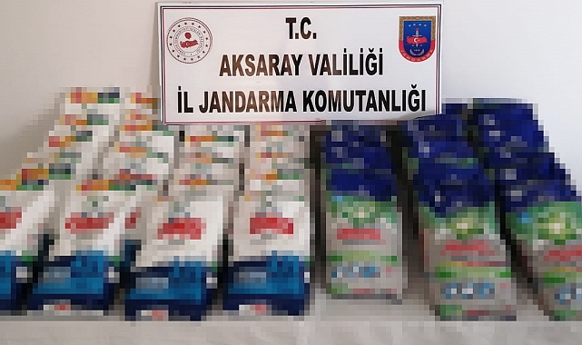 Aksaray jandarmadan "sahte deterjan" operasyonu