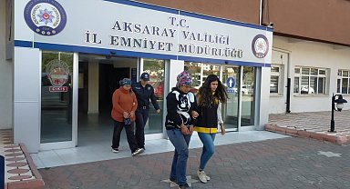 Aksaray'da inşaattan hırsızlık yapan 2 kadın yakalandı