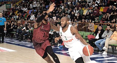 Basketbol Süper Ligi: Konyaspor: 78 - Gaziantep Basketbol: 76
